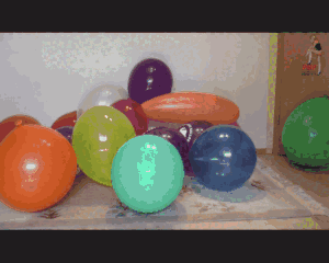 Balloons crushed under cruel merciless Gum Boots 3