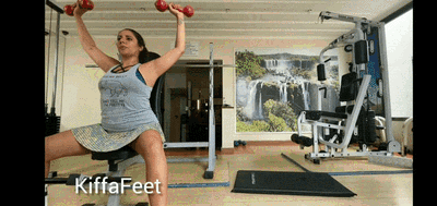 Goddess Kiffa Work out and running sweaty body worship and axillism - AXILLISM SWEATY - BODY WORSHIP