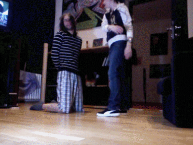 Ballbusting, beating, spitting. Second chapter