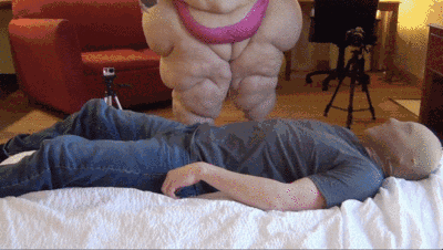 Some of the widest hips in the business smashing him flat