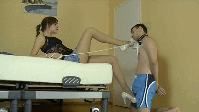 bb - sf - 2 CLIPS - LICK MY SHOES OR I WILL KICK YOUR BALLS - HD 1280x720