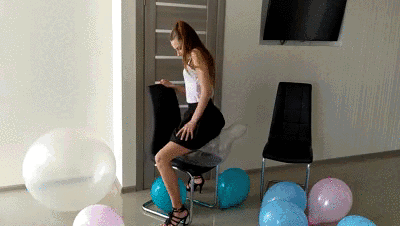 Nastya and a transparent balloon