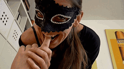 Biting his hands and fingers hard!