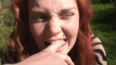 Sophie Finger Biting By The Castle