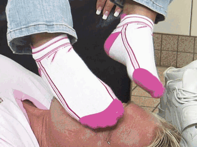 Nicole N Sock sniffing session