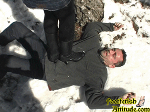 Kitty outdoor boots domination and humiliation - Full clip