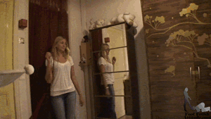 Kitty hard sneakers trample and strangling / HD