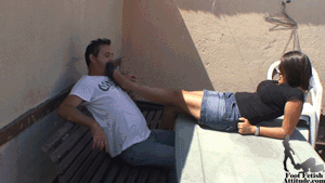 Lea stinky ballet shoes domination / HD