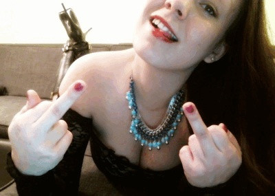 2 middle fingers mindfuck