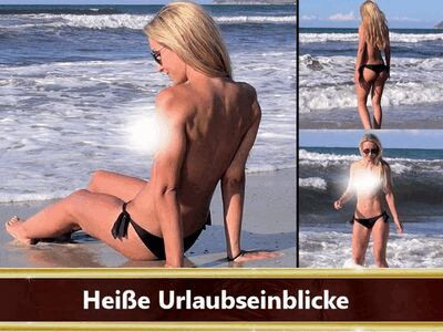 Heiße Urlaubseinblicke