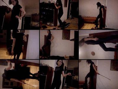 High heels trampling