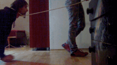 Driven on doggy-lead