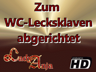Zum WC-Lecksklaven abgerichtet!