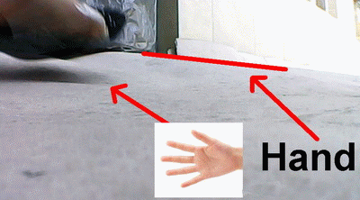 Clueless women step on hands