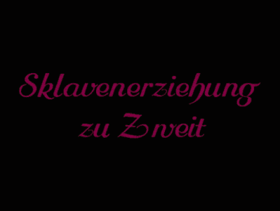 Sklavenerziehung zu Zweit - die Schuhreinigung