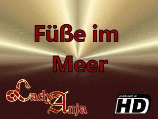Füße im Meer