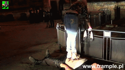 Public trampling in skates