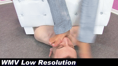 Faceslapped by her feet (WMV Low Resolution)