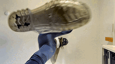 Stomped under my rubber boots