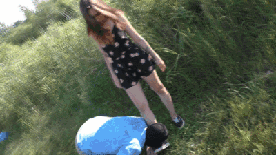 ALISA - Glorious nature - Sneakers and foot humiliation (mp4)