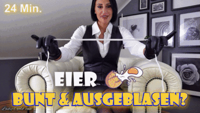 Eier  bunt und ausgeblasen?