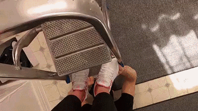 Nike Shox trampling
