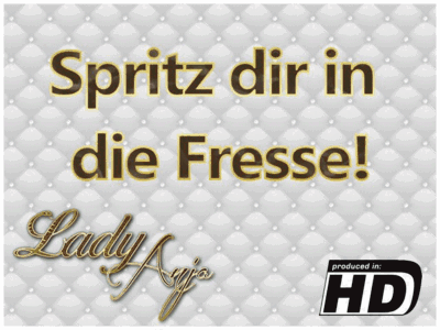Spritz dir in die Fresse!