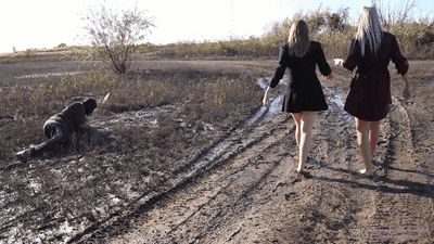 NICOLE and LANA - Fun with a disgusting pig - PART1 (HD)
