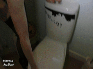 The toilet slaves pre-party preparation