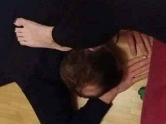 Paybitch Marco down under my feet