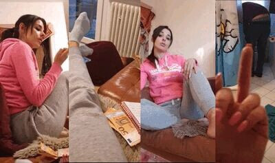 REAL: DANIEL has to CLEAN and I make it a funny PAYSLUT GAME !