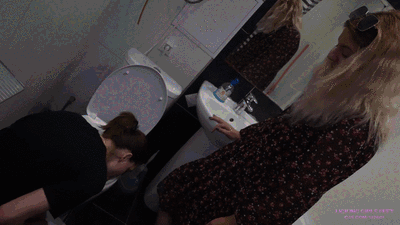 JANE - Next time you clean my toilet better, dirty pig! (HD)