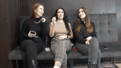 AURORA, NICOLE and SARAH - We want to have fun! Come to us, whore! (HD)