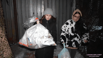NICOLE and AURORA - Do you like living in a garbage can, bitch? (4K)