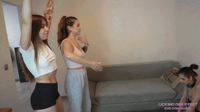 ALISA and NICOLE - Your tongue is our cleaner! (HD)