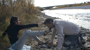 Zaza dirty high heel shoes worship / HD