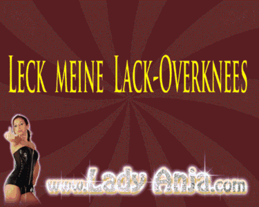 Leck meine Lack-Overknees!