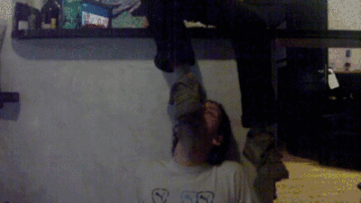 Licking soles of mine Vans sneakers