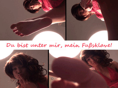 I crush you, with my bare feet!
