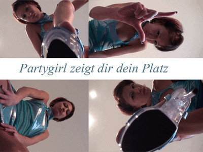 Party girl shows you your place!