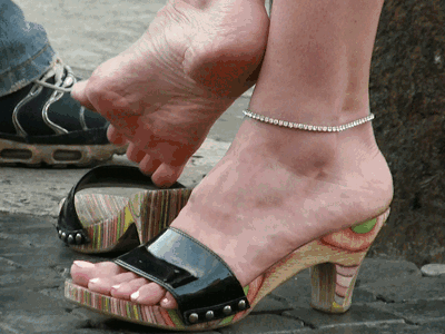 Italian Sexy high heels standing dipping