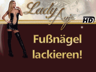 Fußnägel lackieren!