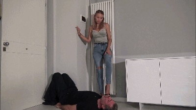 GABRIELLA - I crush your face like a cigarette butt 2 - Shoe worship, foot domination, face crushing, BRUTAL face stomping