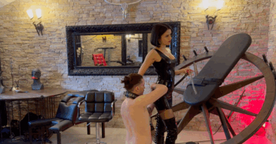 An Unpleasant Ride On The Tickling and Denial Wheel - part I (HD version)