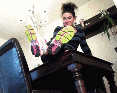 Sweaty feet in your fuckface