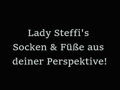 Du bist mein Socken- und Fußsklave!