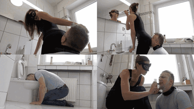 Humiliating and dominating the slave before going out (small version)
