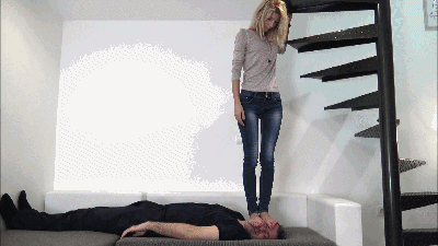 MISSY - You are a worm under my feet - Trampling, foot domination, dick trampling, facetrampling