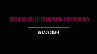 Der qualvolle Trampling Untergrund