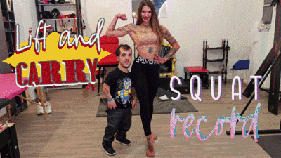 Lift and carry   squat record
